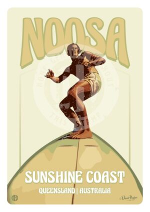 Noosa Boardrider postcard