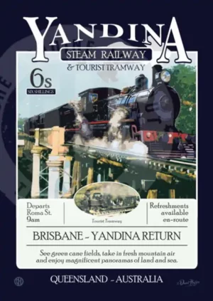 Yandina Railway Bridge Postcard