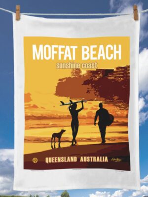 Moffat Beach Tea Towel