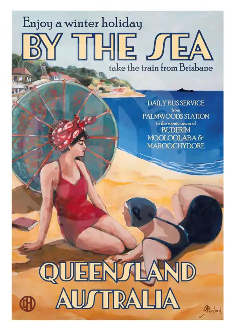 Holiday By The Sea Postcard