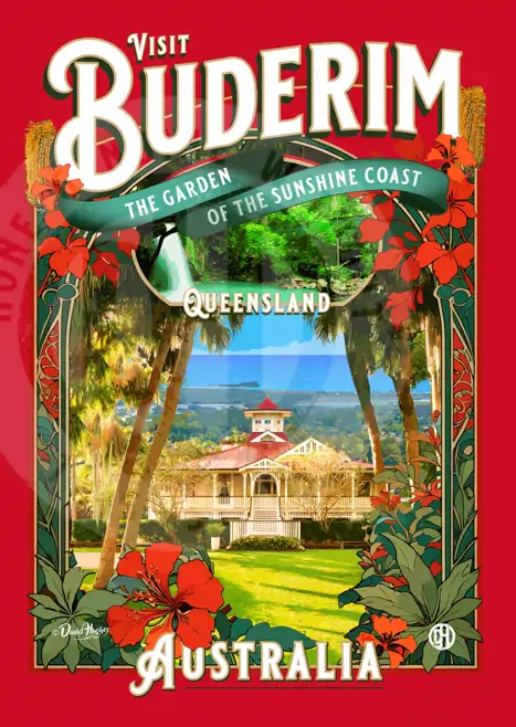 Buderim House Postcard