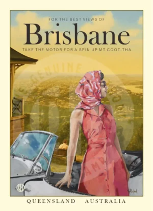 View from Mt Coot-Tha Brisbane